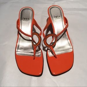 Orange Thong Sandals
